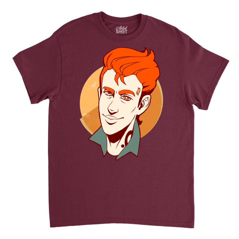 Atlas Rhys  In Warm Colors  Borderlands Fan Art Classic T-shirt | Artistshot