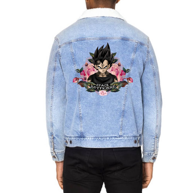 Space Boyfriend Unisex Sherpa-Lined Denim Jacket by thiloandel3 | Artistshot