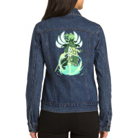 The Dandelion Knight Ladies Denim Jacket | Artistshot