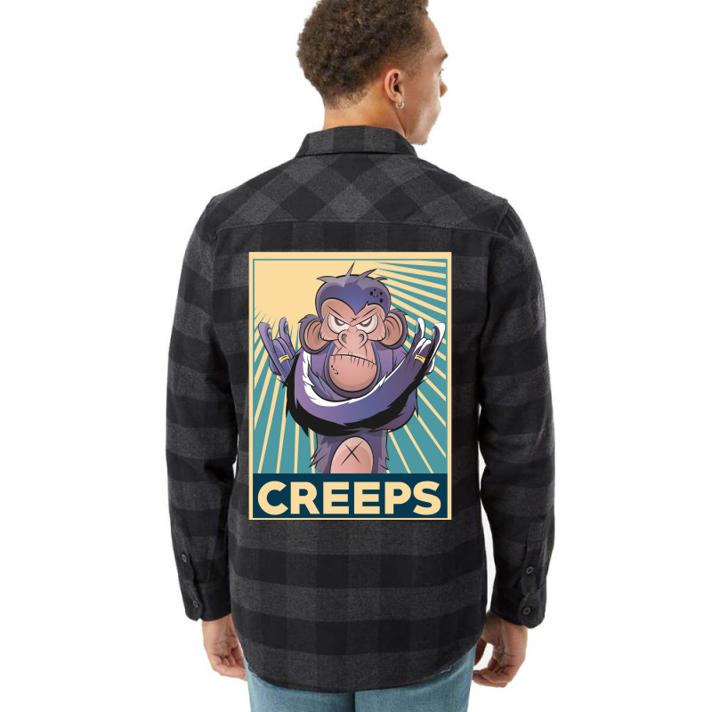 Creeps Words Gamer Use Flannel Shirt by gotlhesiranir | Artistshot