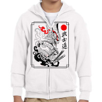 Samurai Bushido Warrior Japanese Katana Sword T Shirt Youth Zipper Hoodie | Artistshot