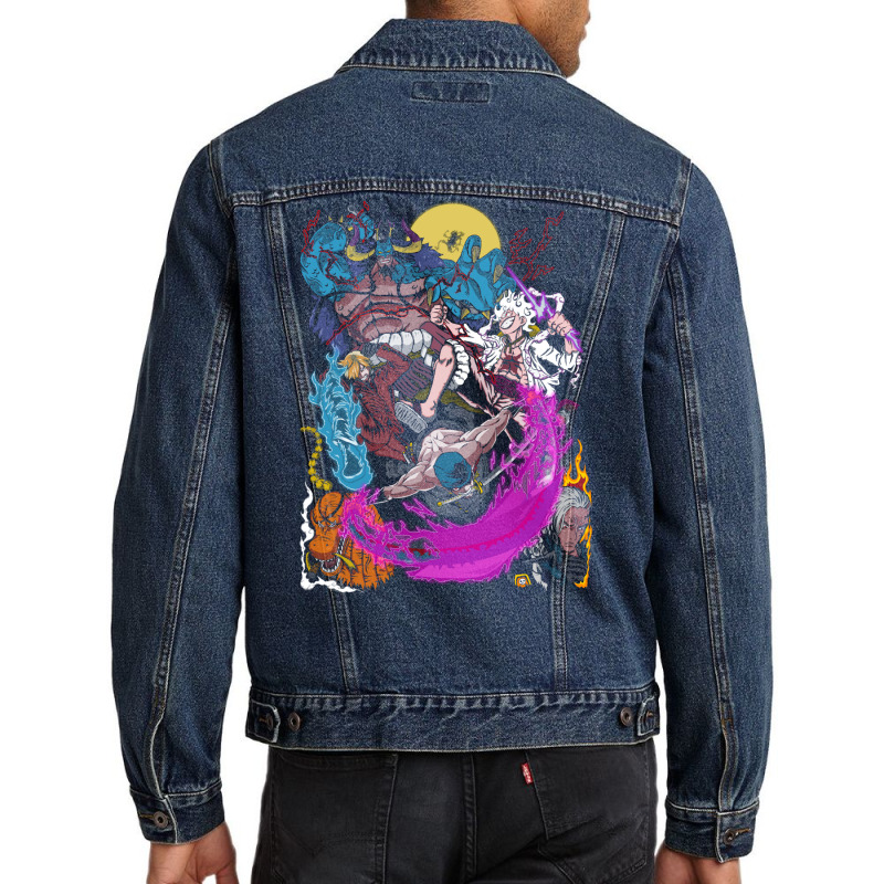 Wano Fights Men Denim Jacket | Artistshot