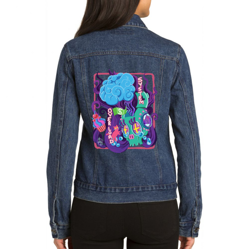 System Overload Ladies Denim Jacket by SusanLynnHartmann | Artistshot