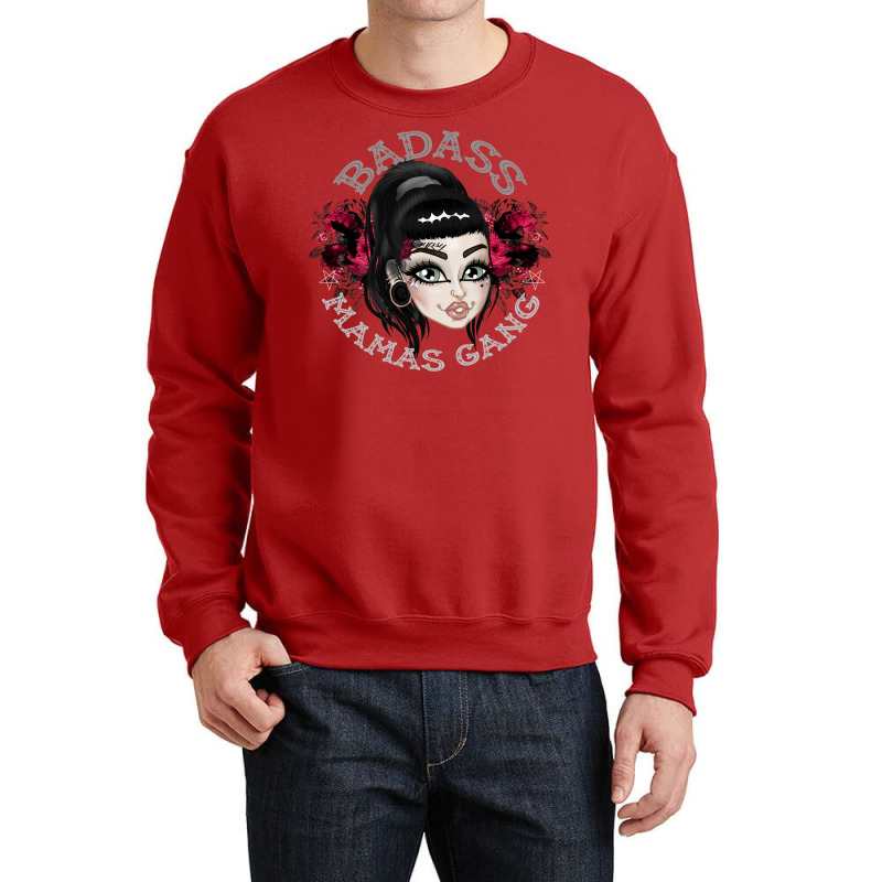 Badass Mamas Gang Crewneck Sweatshirt | Artistshot