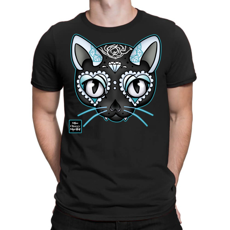 Day Of The Kitty Blue T-Shirt by gotlhesiranir | Artistshot