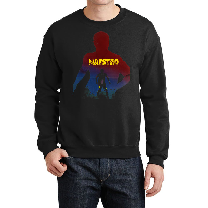 The Maestro Iniesta Crewneck Sweatshirt by daiktumlinay | Artistshot