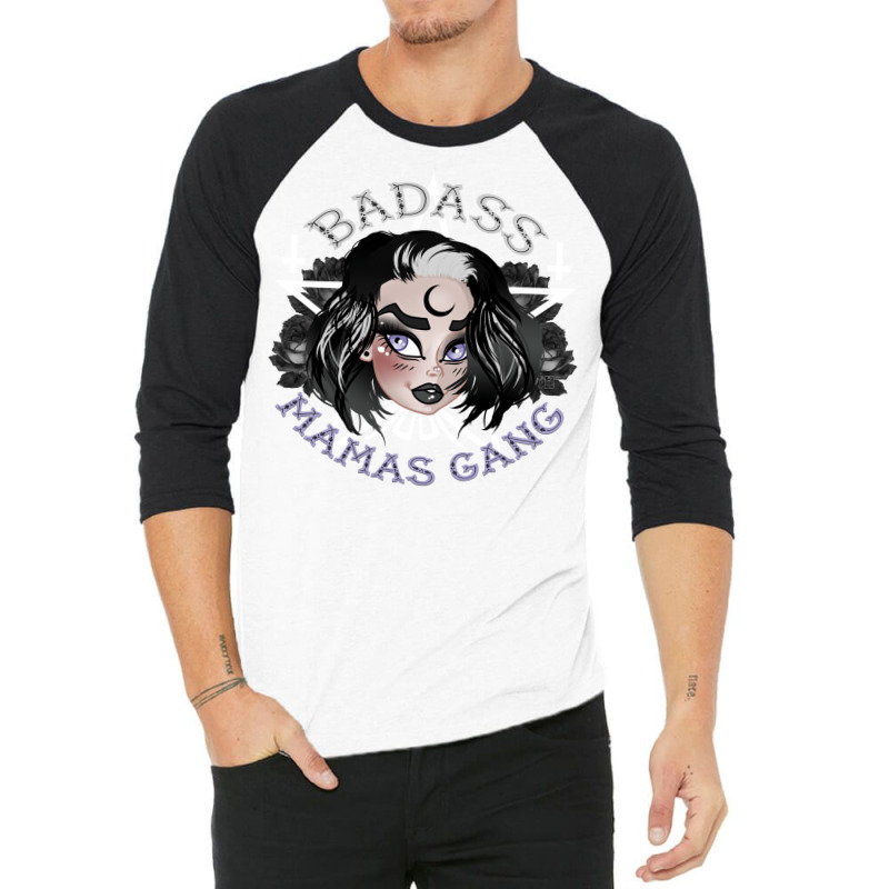 Badass Mamas Gang Goth Mama 3/4 Sleeve Shirt | Artistshot