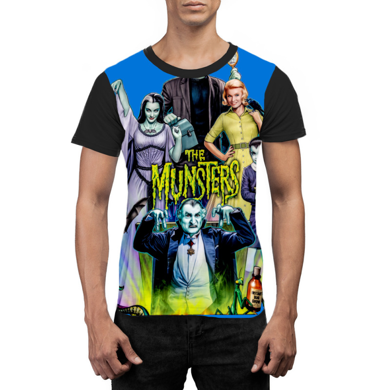 The Munsters Family Portrait Graphic T-shirt by daiktumlinay | Artistshot