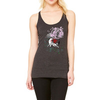 Amaterasu Okami With Cherry Blossoms Racerback Tank | Artistshot