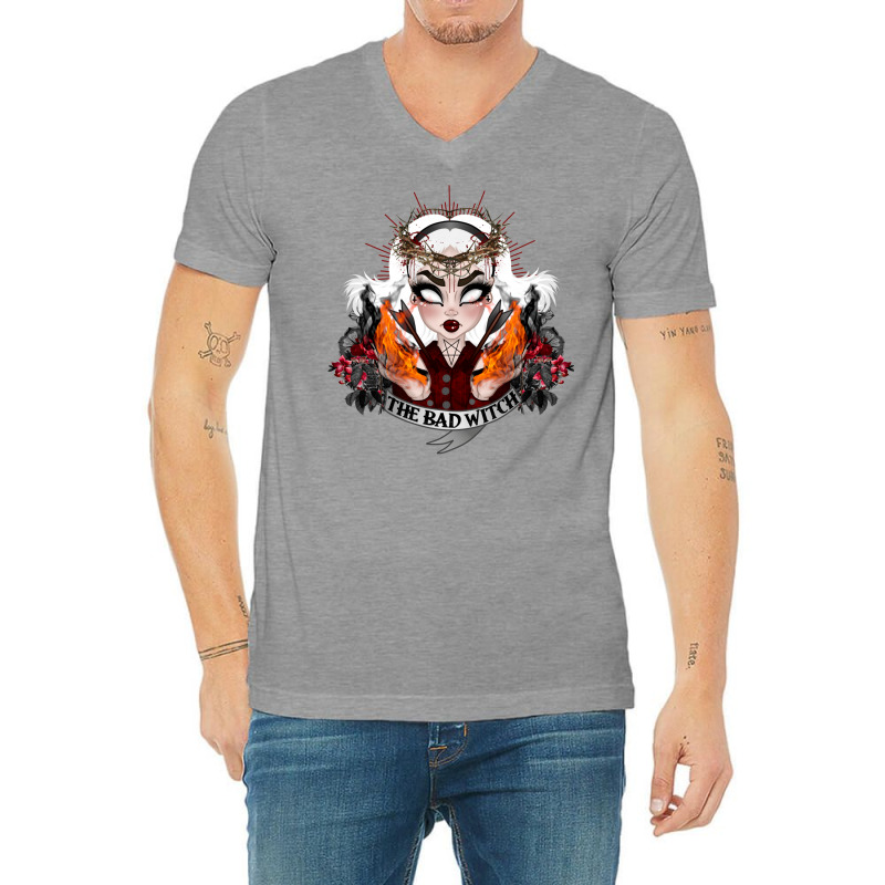 The Bad Witch V-Neck Tee by thiloandel3 | Artistshot