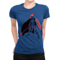 Futuristic Cyber Spartan Ladies Fitted T-shirt | Artistshot