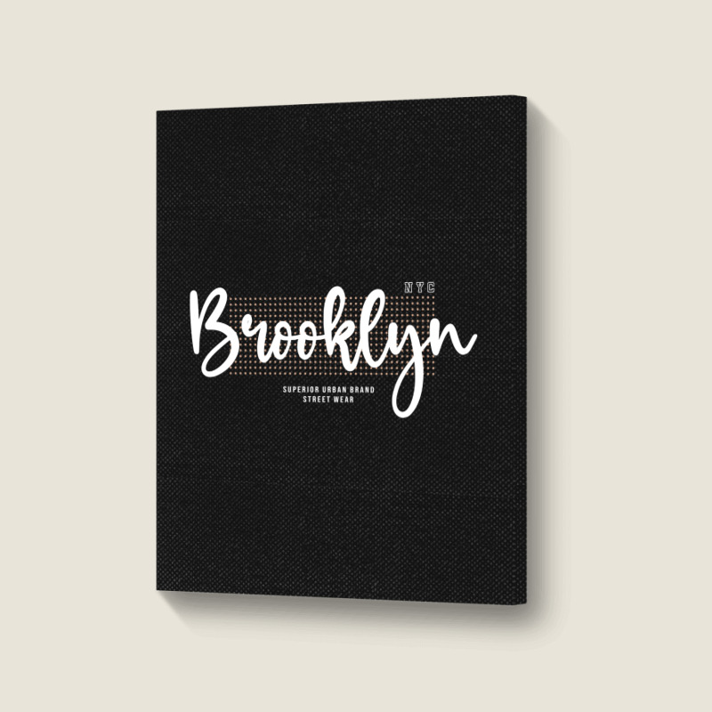 The Brooklyn Portrait Canvas Print | Artistshot