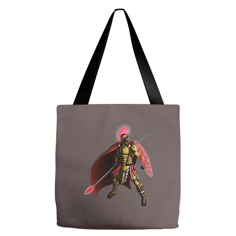 Futuristic Cyber Spartan Colour Tote Bags | Artistshot