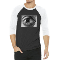 Escher - Eye 3/4 Sleeve Shirt | Artistshot