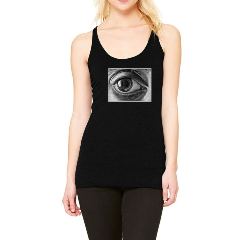 Escher - Eye Racerback Tank | Artistshot