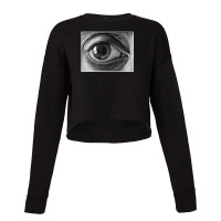 Escher - Eye Cropped Sweater | Artistshot