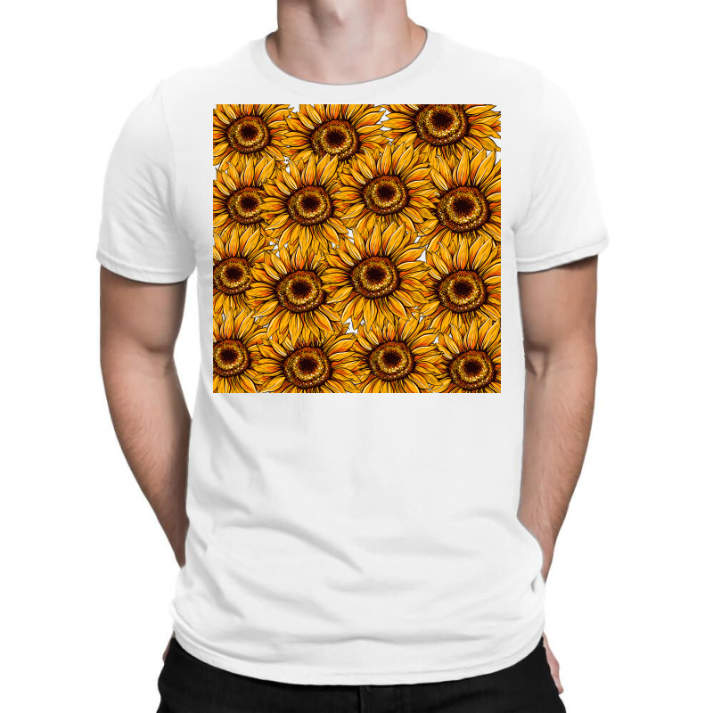 Sunflower Seamless Pattren T-shirt | Artistshot