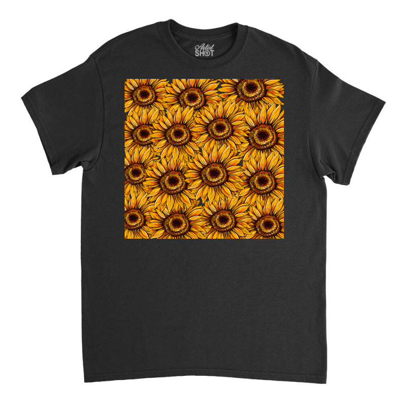 Sunflower Seamless Pattren Classic T-shirt | Artistshot