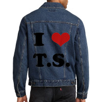 I Love Ts Men Denim Jacket | Artistshot