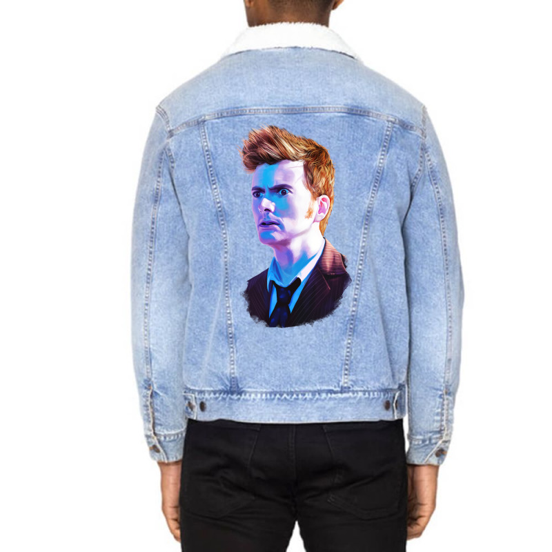 The Man Who Keeps Running Unisex Sherpa-Lined Denim Jacket by thiloandel3 | Artistshot