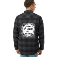 I Myself Am Strange And Unusual Halloween Hoodie Sweatshirt Pullover H Flannel Shirt | Artistshot