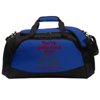 Hand It To Short People Active Duffel | Artistshot