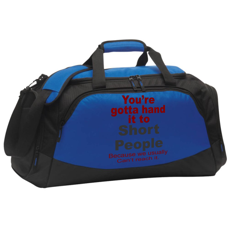 Hand It To Short People Active Duffel | Artistshot