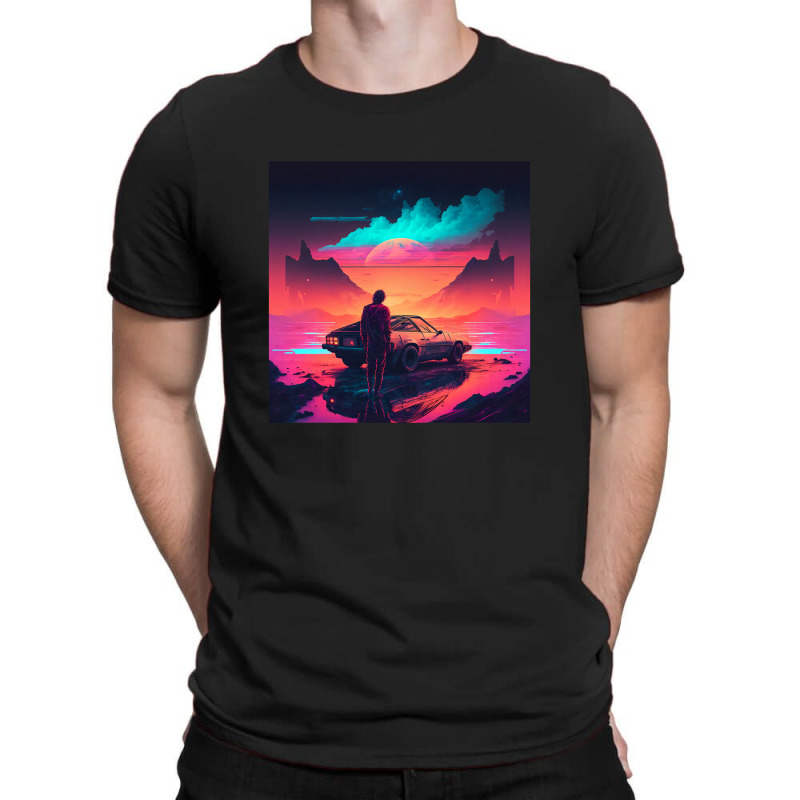 Car Retro Synthwave T-Shirt by Agus Creative | Artistshot