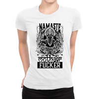 Namaste Ladies Fitted T-shirt | Artistshot