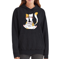 Cat And Coffee Vintage Hoodie | Artistshot