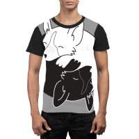 Corgi Dog Yin Yang Graphic T-shirt | Artistshot