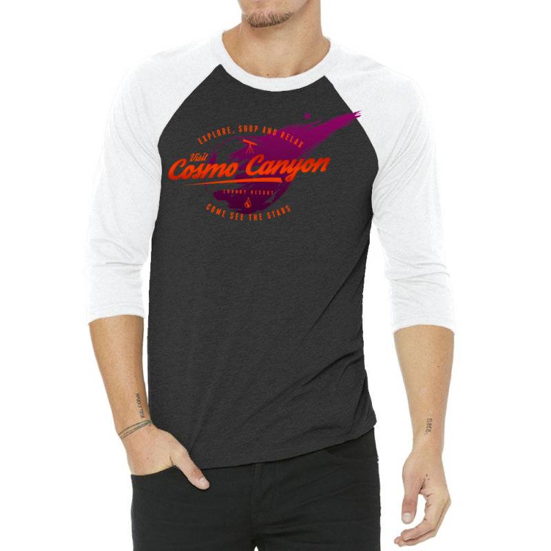 Cosmo Canyon 3/4 Sleeve Shirt | Artistshot