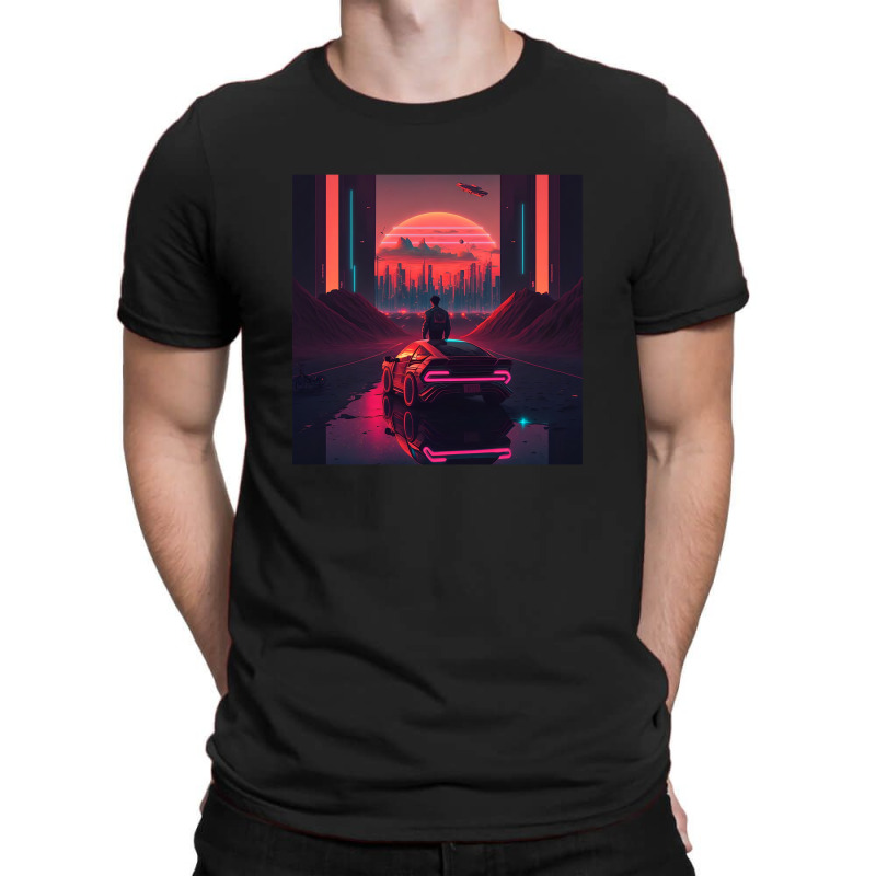 Car Retro Synthwave T-Shirt by Agus Creative | Artistshot