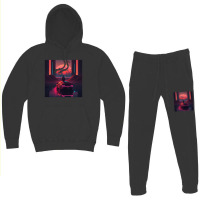 Car Retro Synthwave Hoodie & Jogger Set | Artistshot