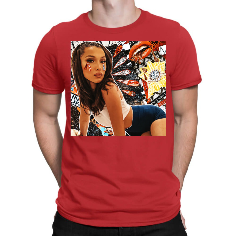 Bella Hadid Collage Graphic T-shirt | Artistshot