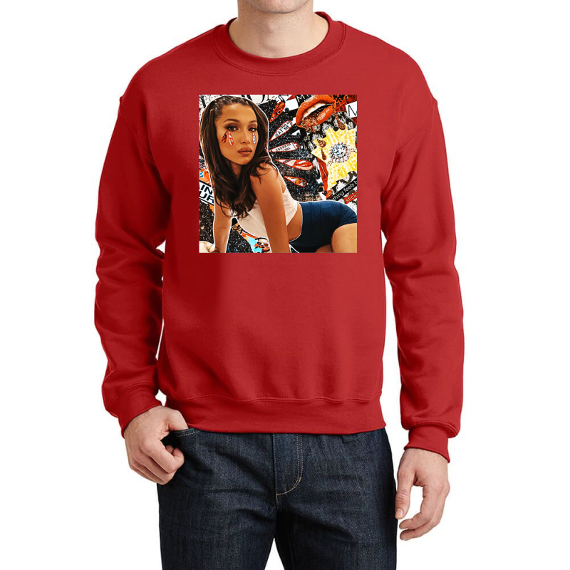 Bella Hadid Collage Graphic Crewneck Sweatshirt | Artistshot