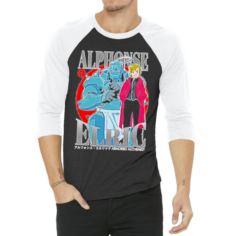 Elric Alphonse Elric 3/4 Sleeve Shirt | Artistshot