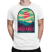 Bald Eagle State Park Retro Sunset T Shirt T-shirt | Artistshot