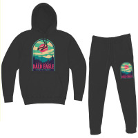 Bald Eagle State Park Retro Sunset T Shirt Hoodie & Jogger Set | Artistshot