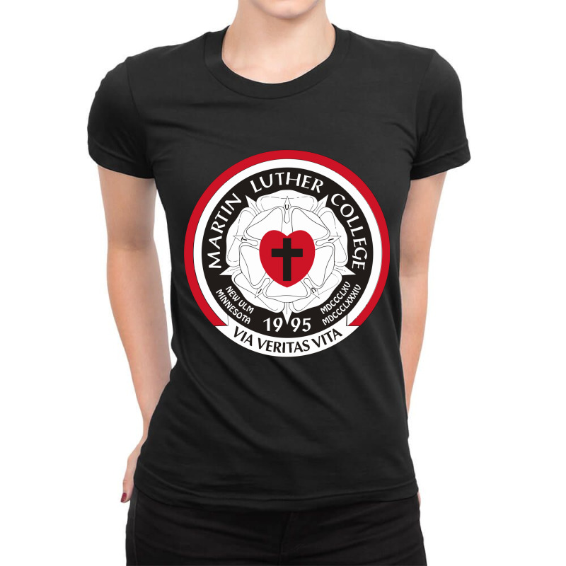 Martin Luther College Ladies Fitted T-Shirt by seblaktulang | Artistshot