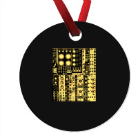 Eurorack Modular Synthesizer (yellow) Ornament | Artistshot