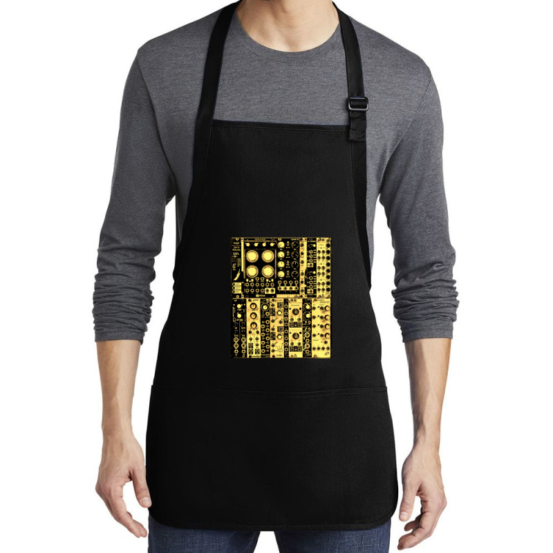 Eurorack Modular Synthesizer (yellow) Medium-length Apron | Artistshot