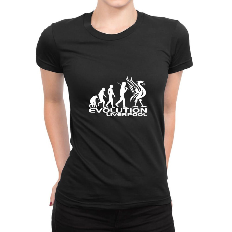 Evolution Liverpool Mens Wear Liver Bird Novel Birthday Christmas Gift Ladies Fitted T-Shirt by MiltonLane | Artistshot