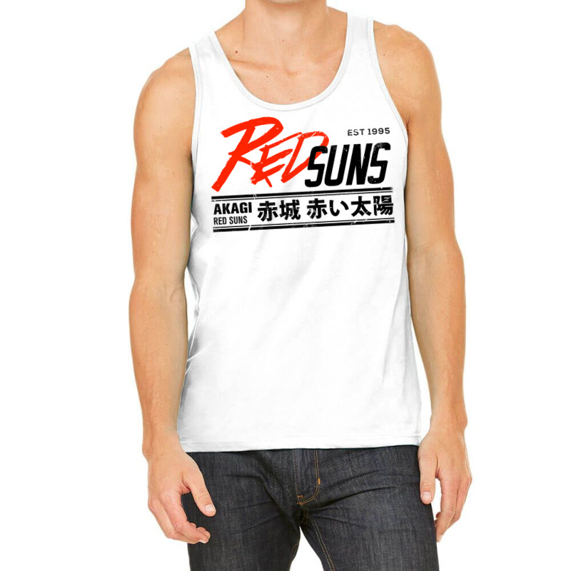 Initial D   Redsuns Tee (black) Tank Top by nadryfouthm | Artistshot