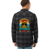 Awesome Since September 1992 30th Birthday 30 Years Old Flannel Shirt | Artistshot