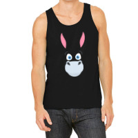 Cute Donkey Face Family Matching Group Donkeys Lover Squad Tank Top | Artistshot