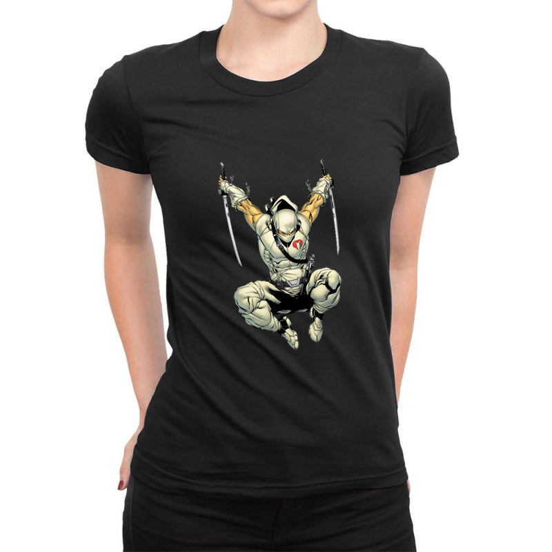 Gi Joe Cobra Ninja Storm Shadow Ladies Fitted T-Shirt by cissouOrshi | Artistshot