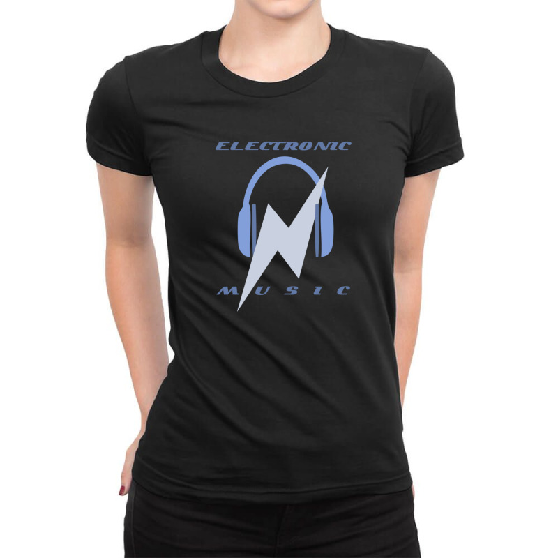 Electronic Music Ladies Fitted T-Shirt by AshliBuol | Artistshot