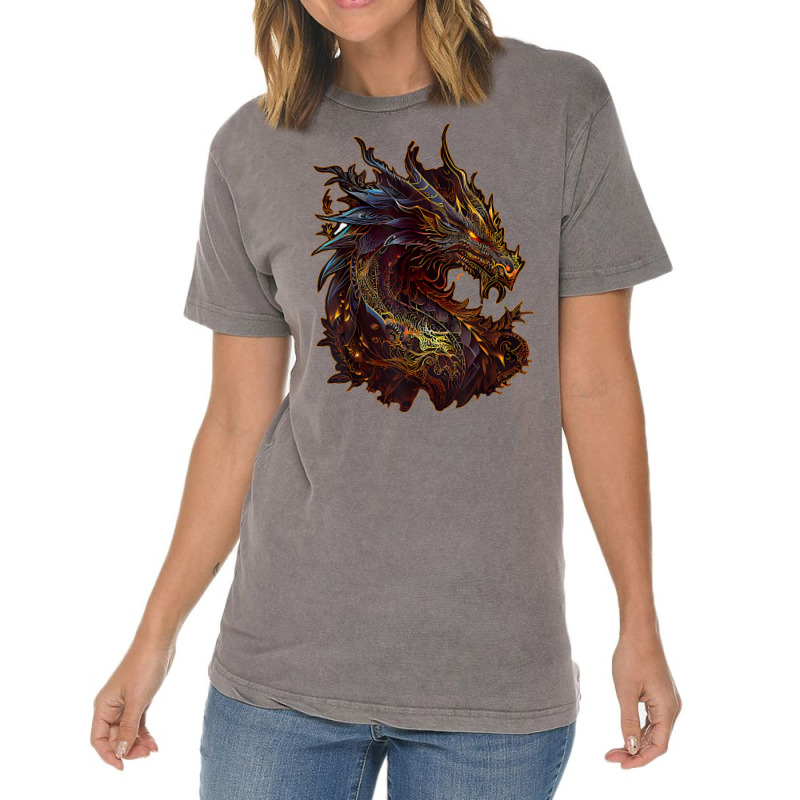 Dragon Chinese Zodiac Animal Horoscope Witchcraft T Shirt Vintage T-shirt | Artistshot