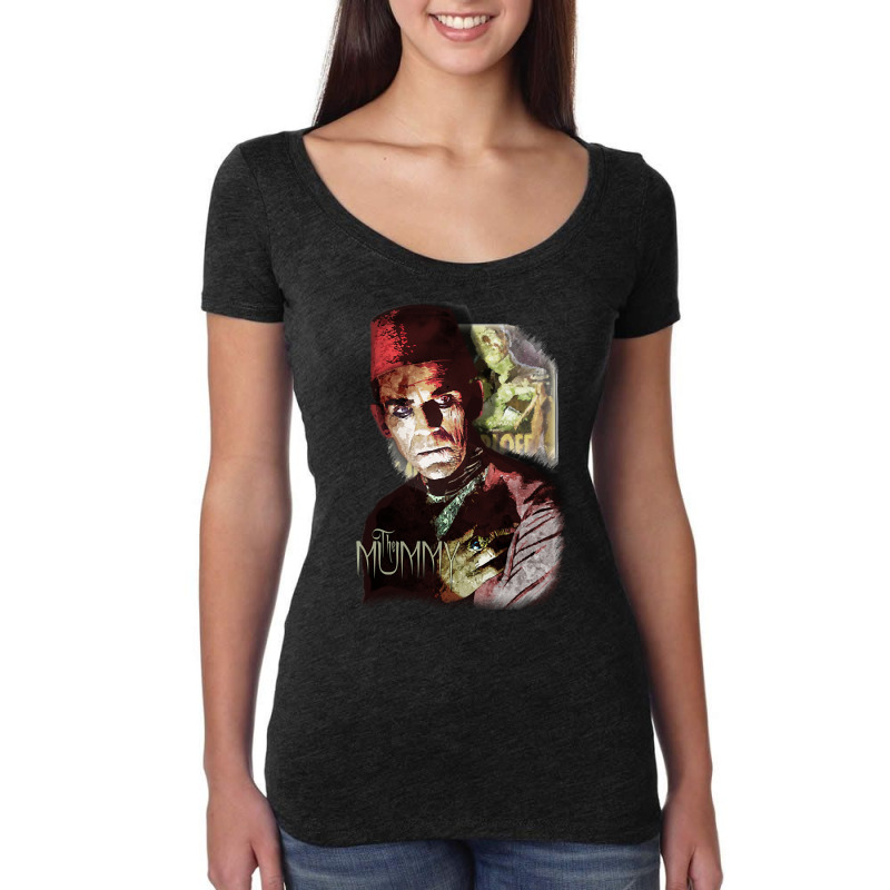 Hot Trend The Mummy - High Priest Imhotep Women's Triblend Scoop T-shirt by haodinhvan1 | Artistshot